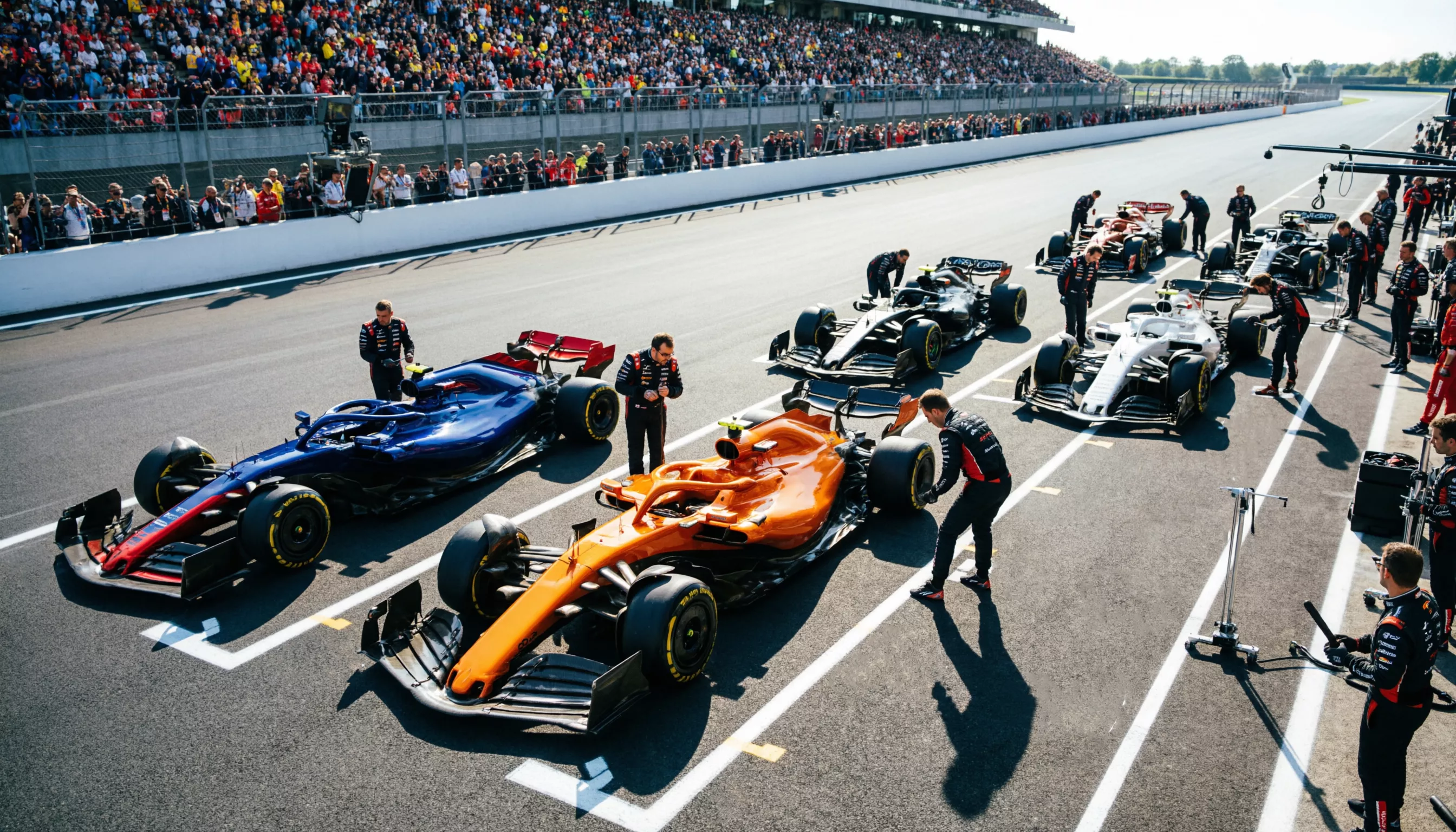 F1 coureurs op startgrid Grand Prix weddenschappen